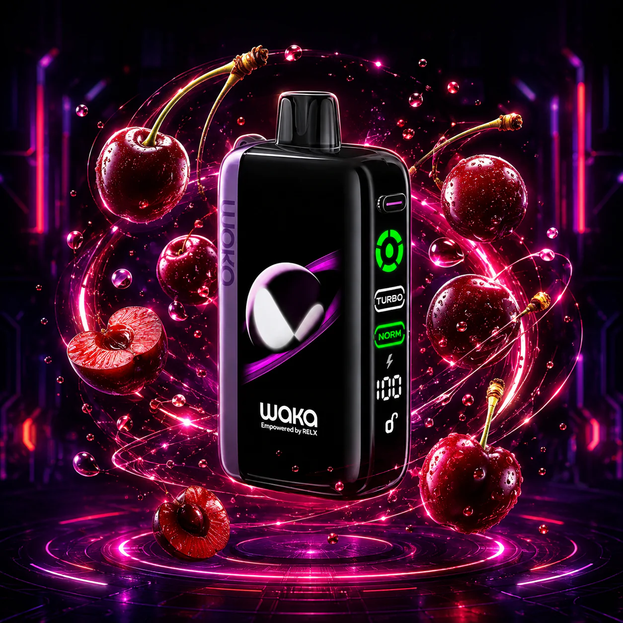 WAKA Jupiter 50K Disposable Vape – Dark Cherry - Vaba Vape-Shop