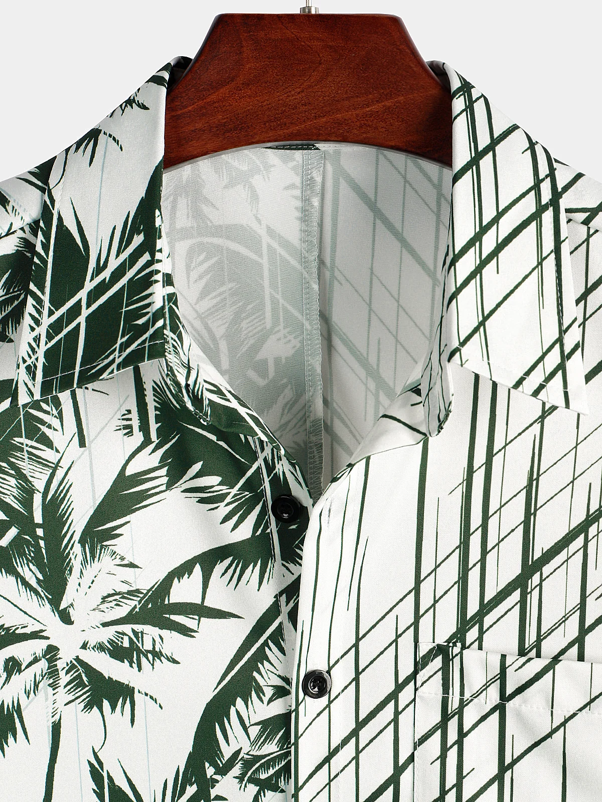Men's Coconut Tree Hawaiian Short Sleeve Shirt