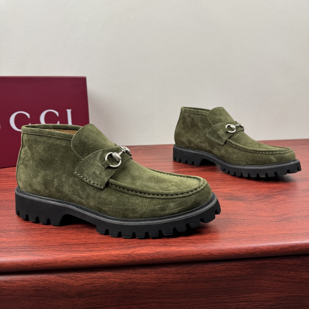 Men's Gucci ankle boot with Horsebit