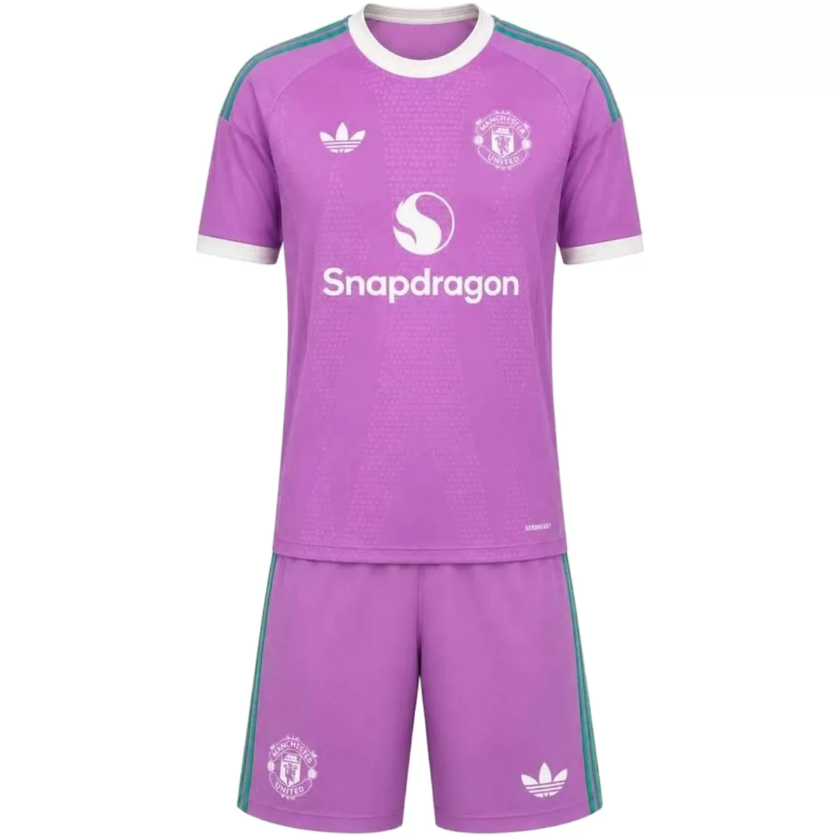 Kids Manchester United Away Goalkeeper Jersey Suit 26/27