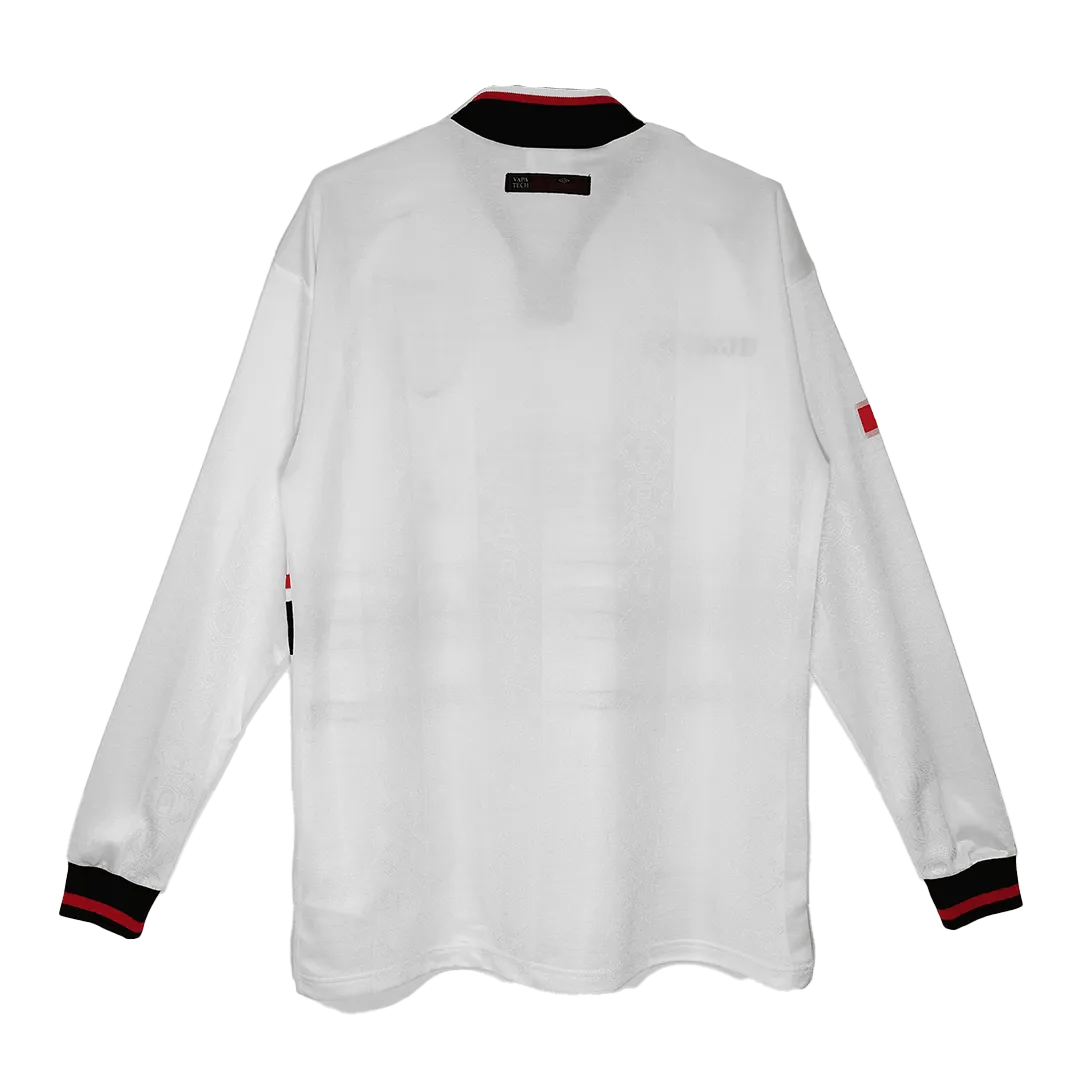 1998/99 Manchester United Retro Long Sleeve Away Jersey