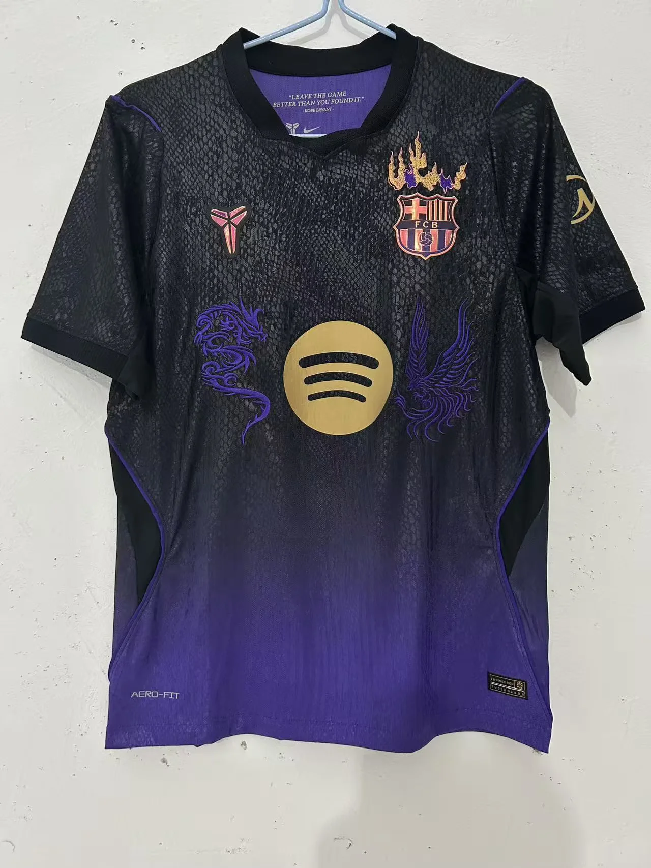 2026-27  Barcelona Away Blue Fans Soccer Jersey 1:1 Thai Quality