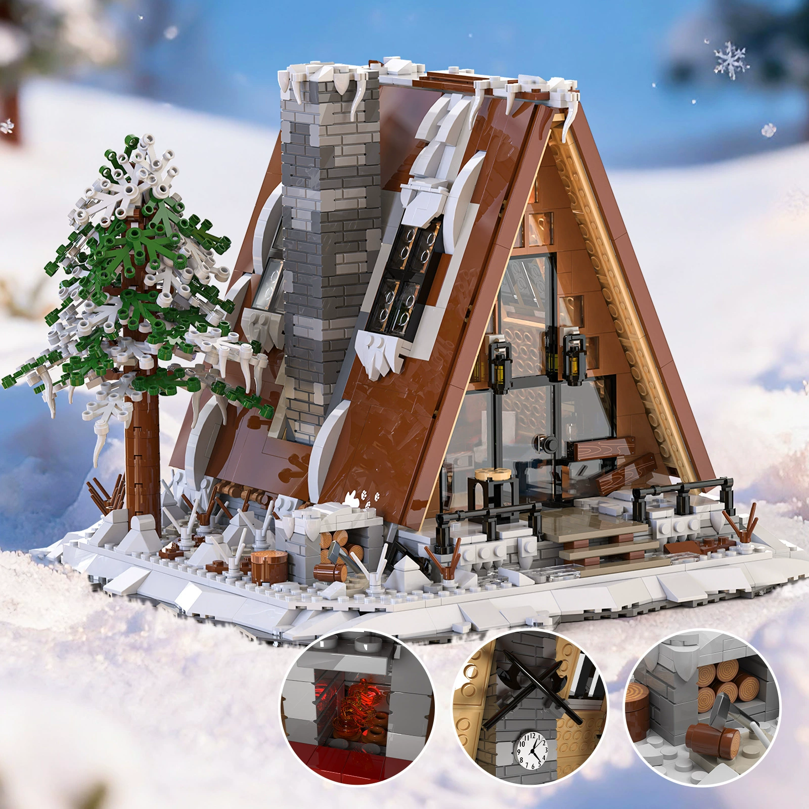 XBert 66151 - A-Frame Cabin