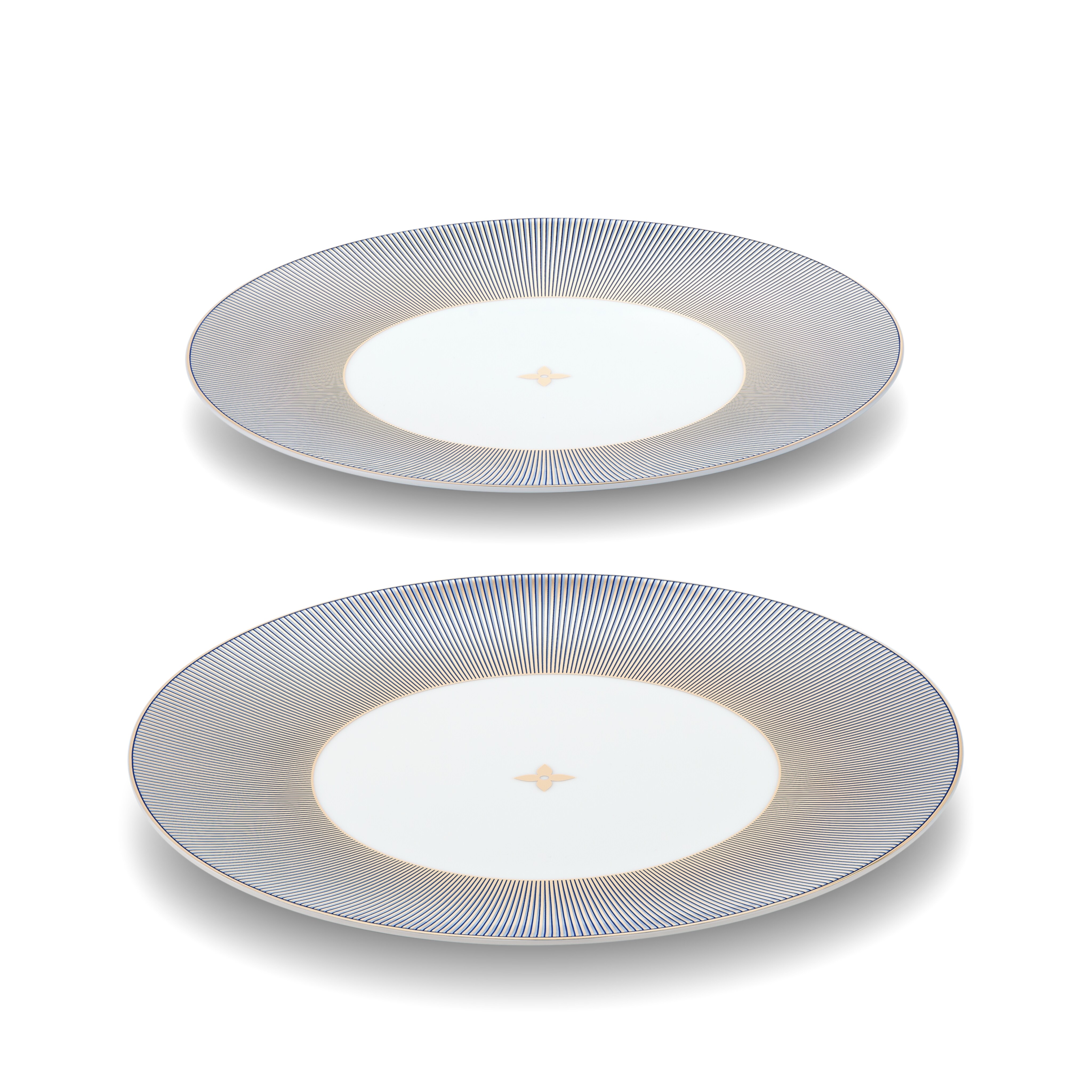 Dichroic Set Of 2 Dinner Plates