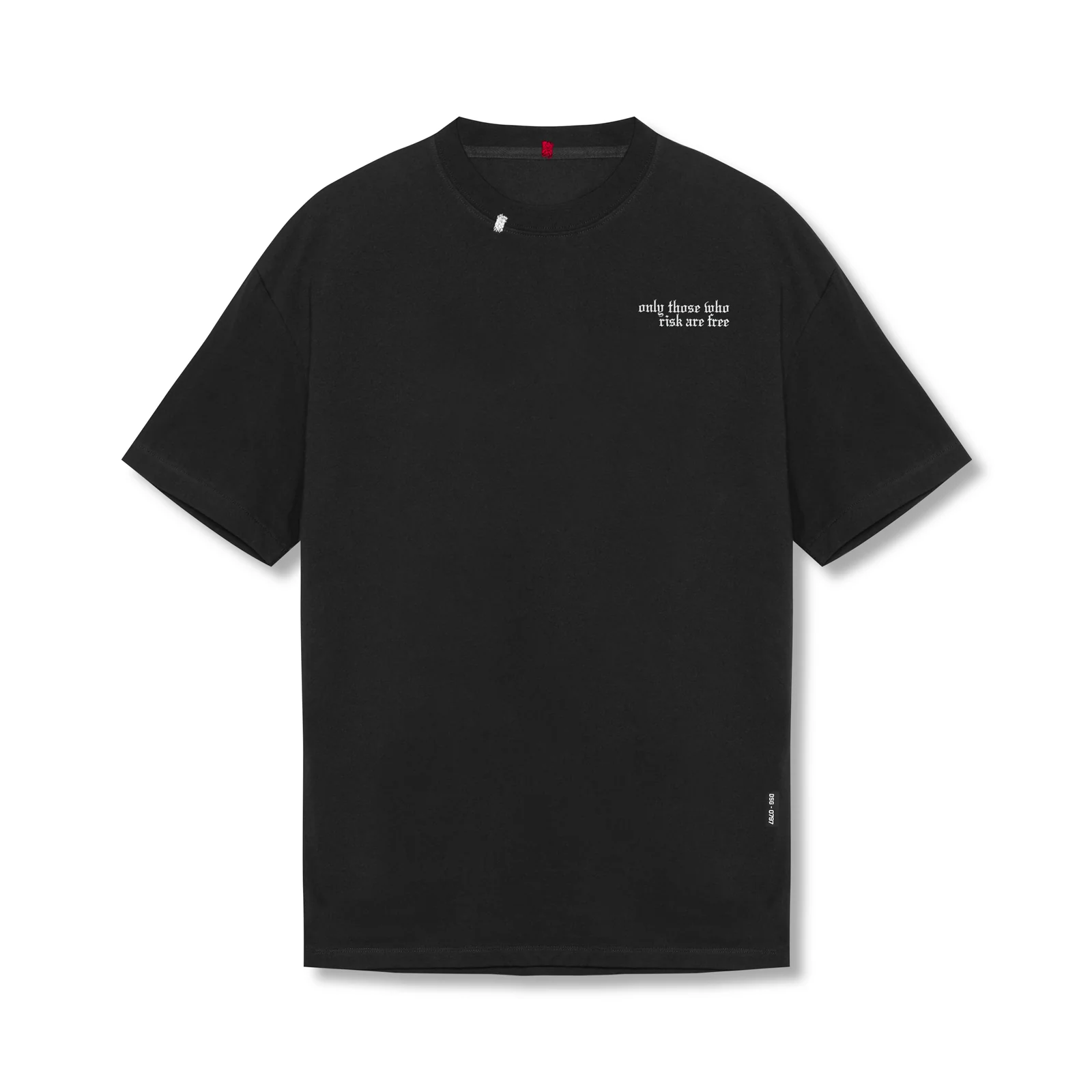 0797. Tech Essential Relaxed Tee - Black 