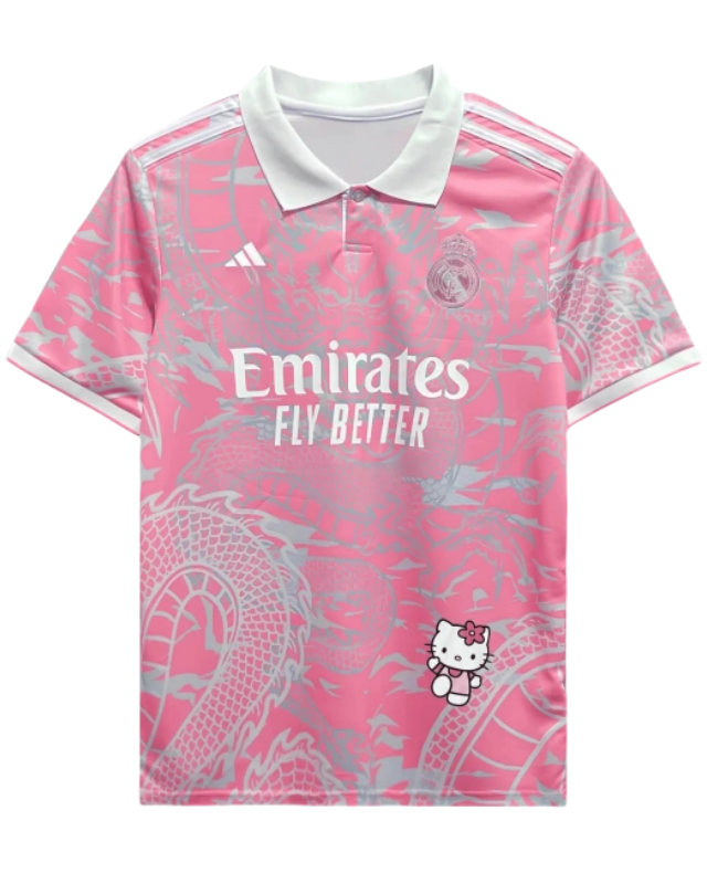 2024/25 Real Madrid player special edition Hello Kitty football jersey