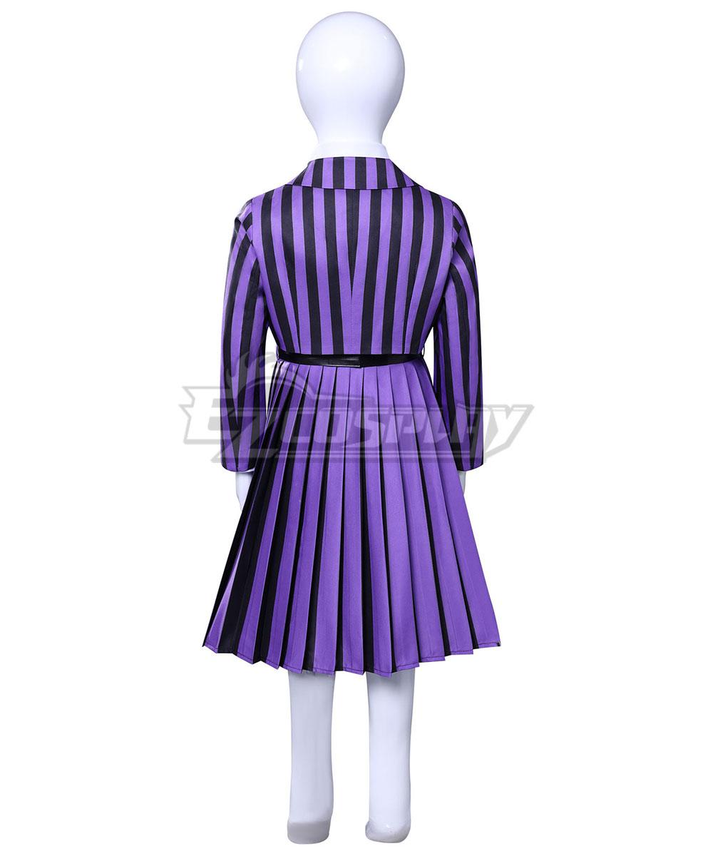 Kid Size Wednesday Season 2 Enid Sinclair Nevermore Uniform Cosplay Costume