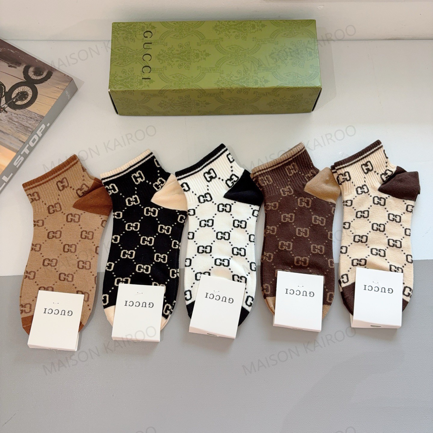 Gucci Socks 5-Pack - KAIROO