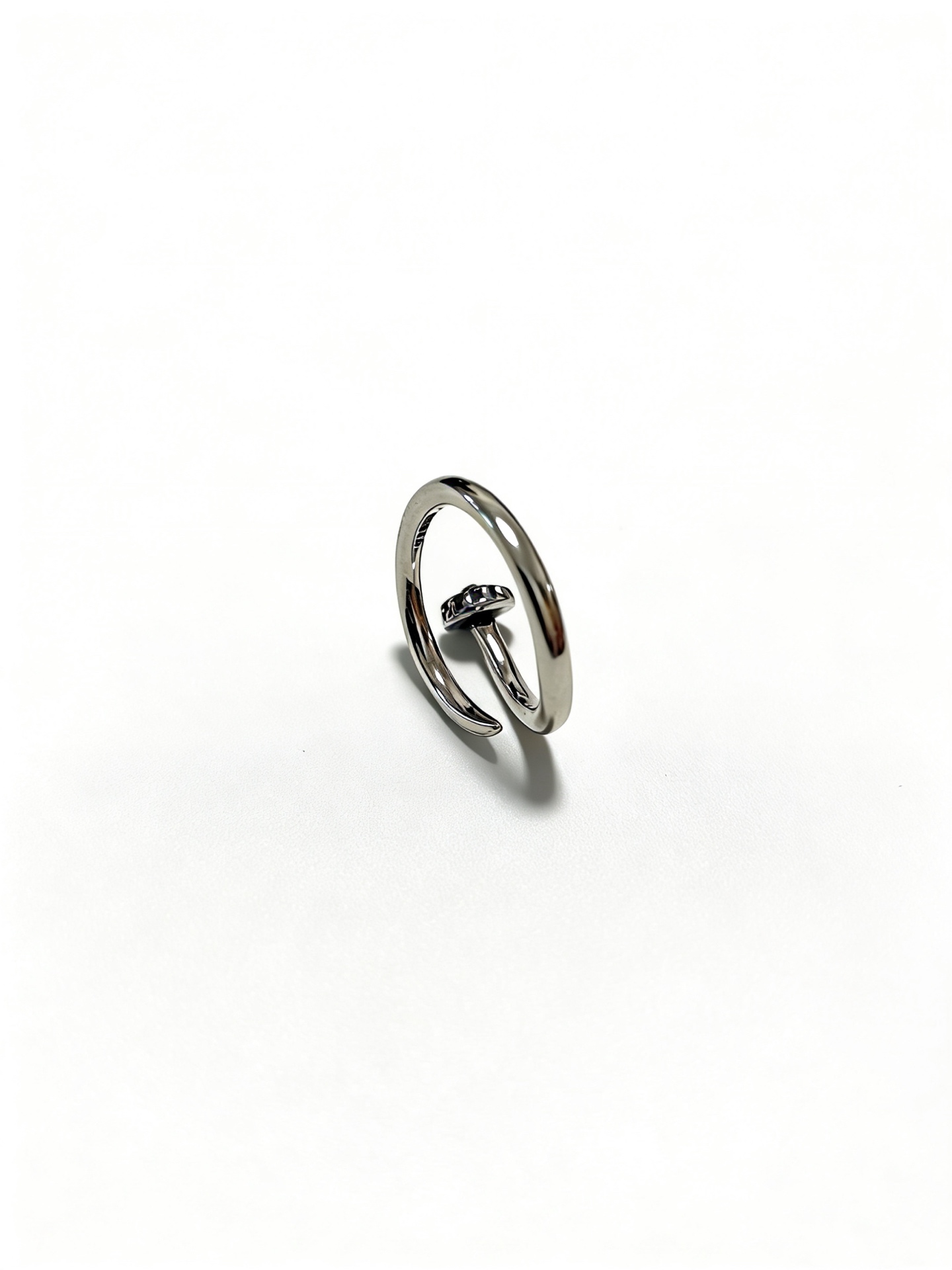 Chrome Hearts Oxidized Silver Unisex Ring