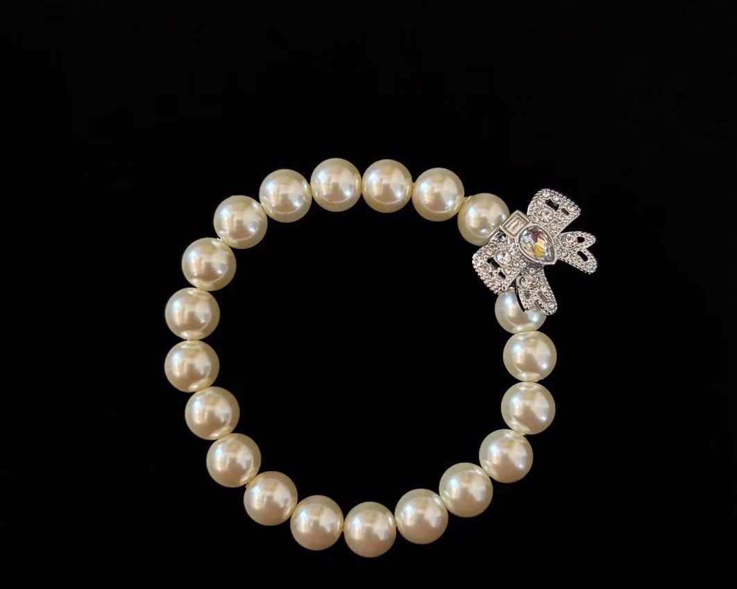 Miu Miu Pearl and crystals Bracelet