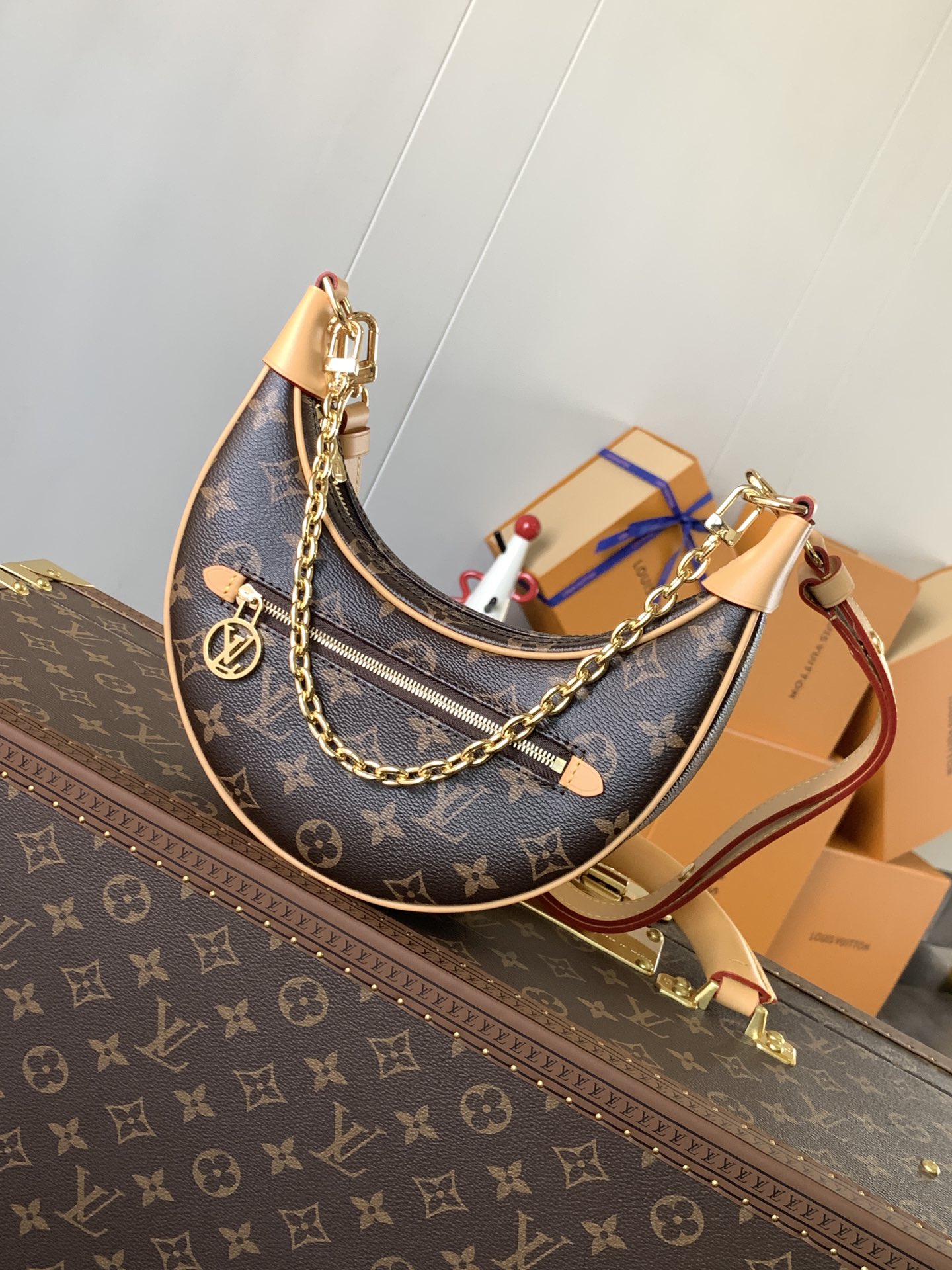 M81098 LV Loop Mini Bag in Monogram Canvas
