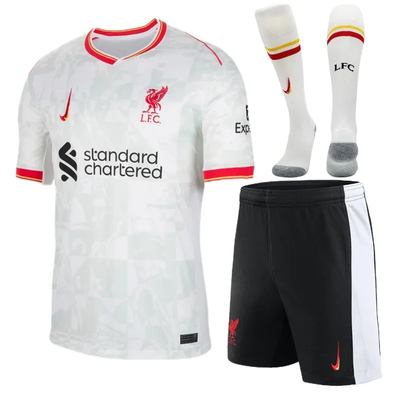 2024-25 Liverpool Third Full Kit(Jersey+Shorts+Socks)