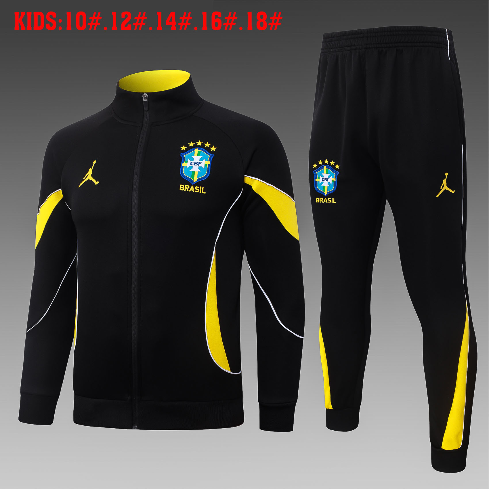 Brazil Kids Training Suit 26/27 | Soc Jersey - Premium Football Jersey
