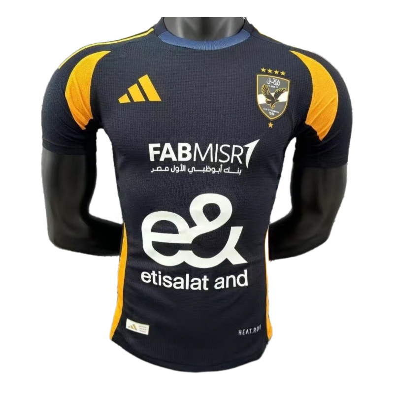 Player version 24-25Ahli jersey away short sleeved football jersey