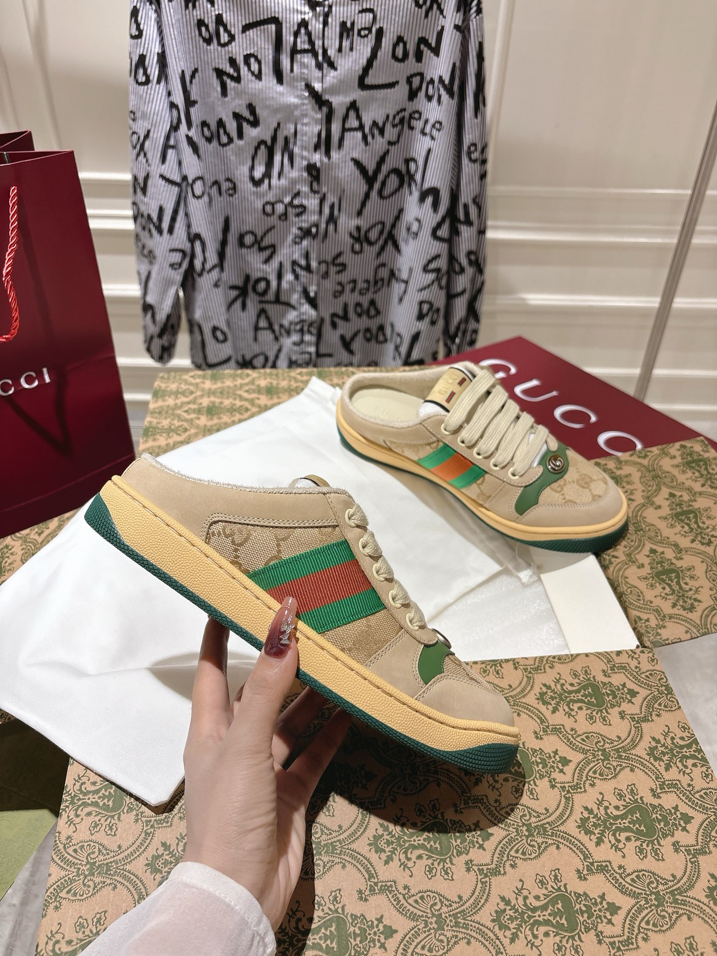 Women's  Gucci Screener Mules