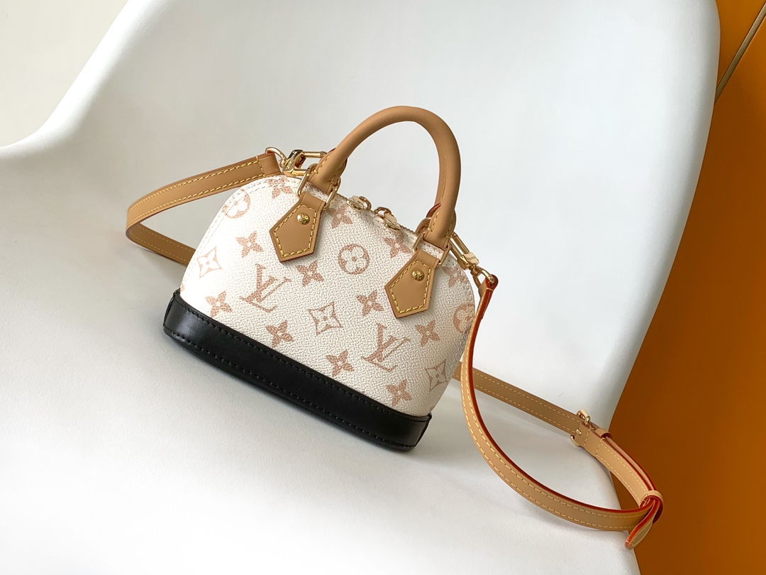 Louis Vuitton LV 10A Handbag Shoulder Bag Top Mirror Quality Version Nano Alma M46895