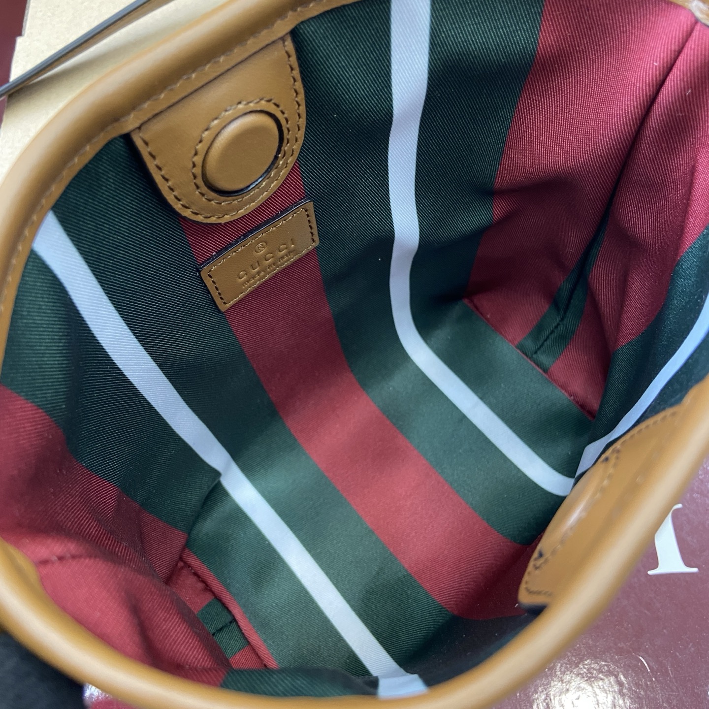 Gucci Bags Emblem Letter Interwoven Pattern Coated Fabric