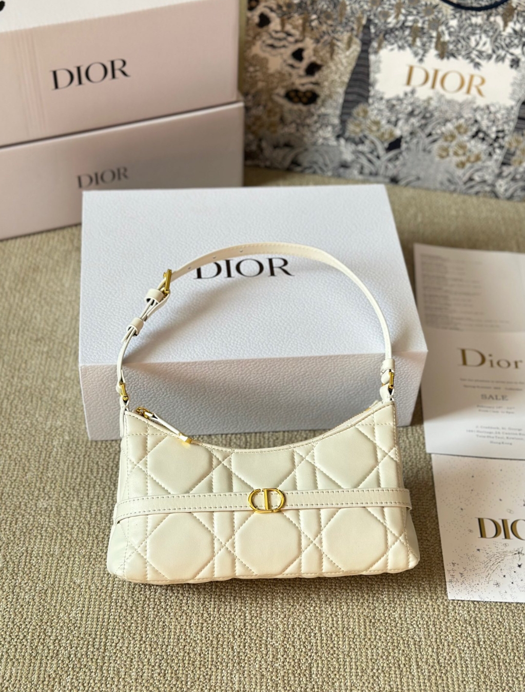 Dior latest armpit dumpling bag