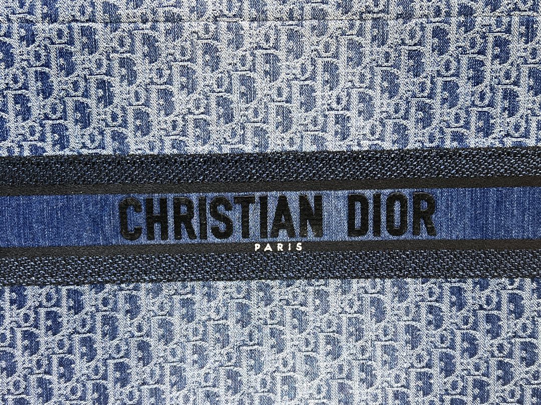 Dior Large Embroidered Book Tote