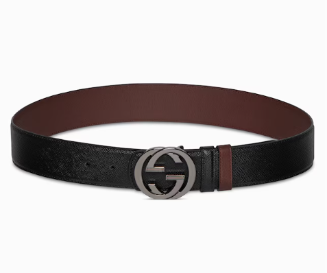 Gucci Reversible belt with Interlocking G buckle 4cm