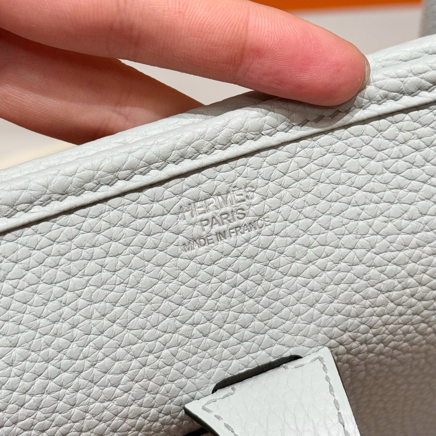 Hermes Blue PaleClemence Evelyne III 29
