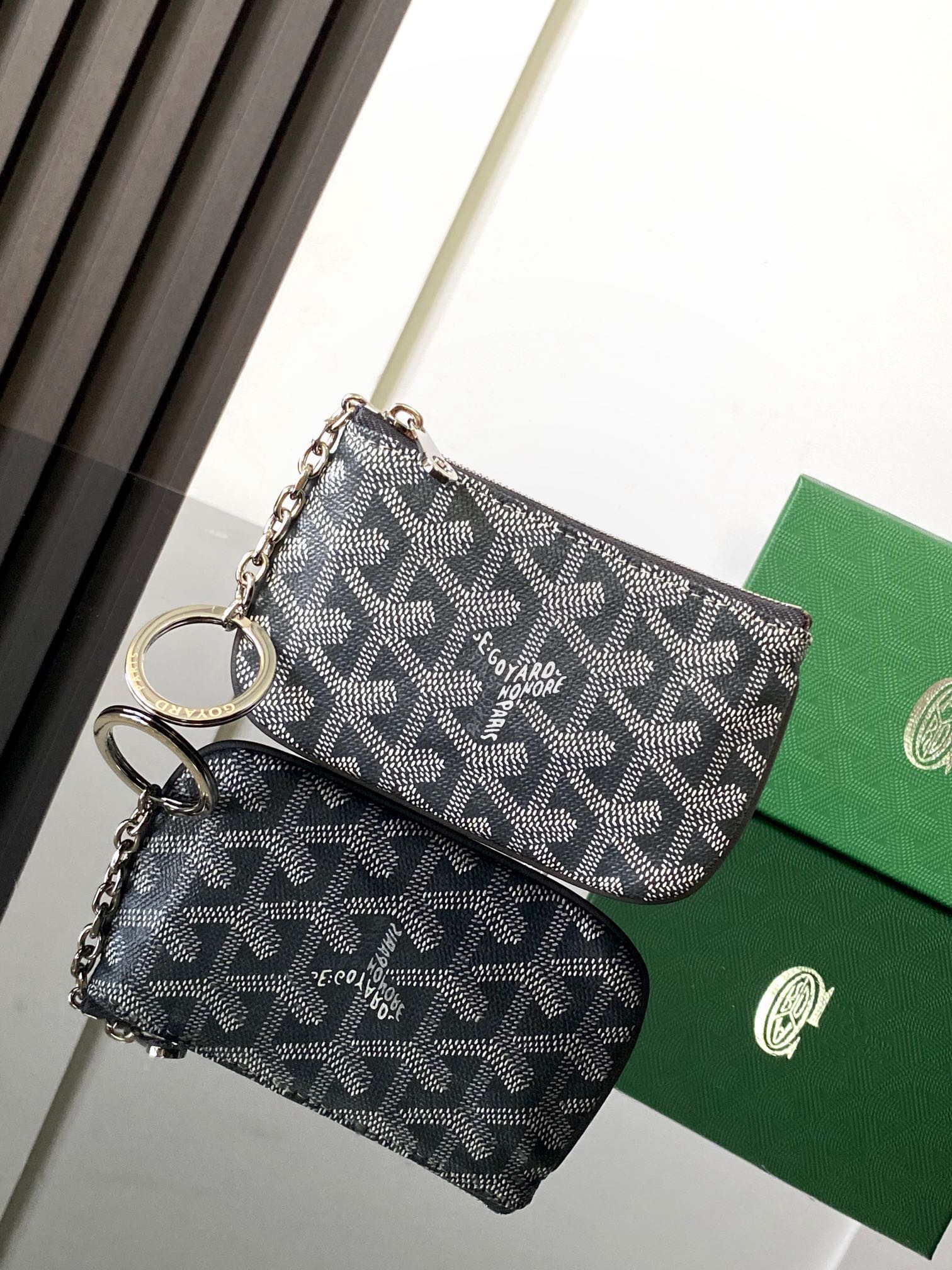 Goyard Sénat Nano Key Pouch-Grey