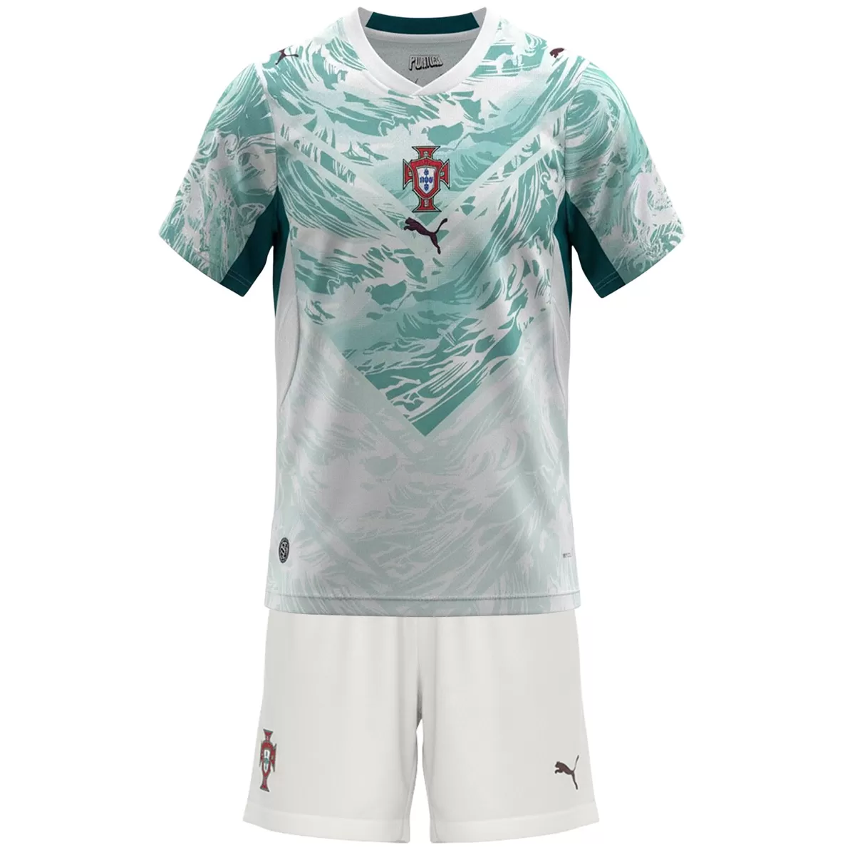 Kids Portugal Away Jersey Kit World Cup 2026