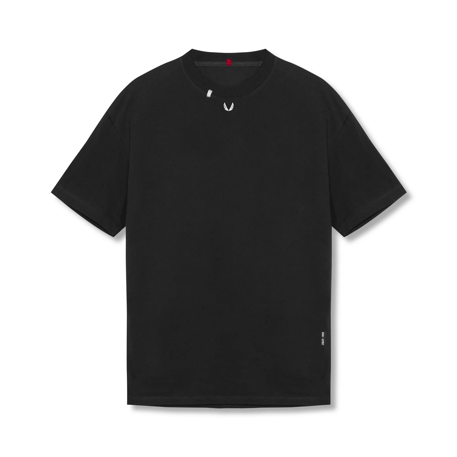 0797. Tech Essential Relaxed Tee - Black/White 