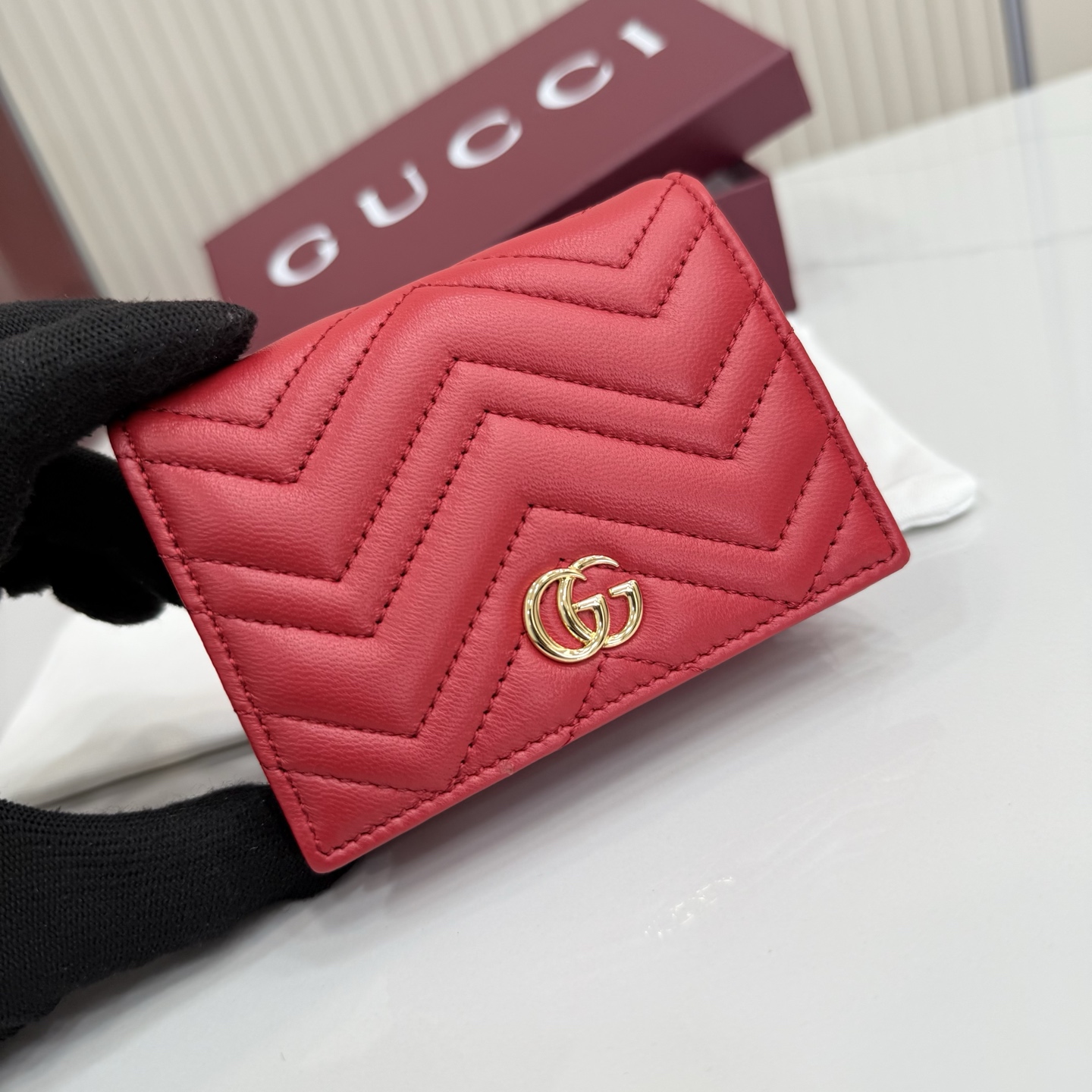 Gucci GG Marmont card case wallet 466492
