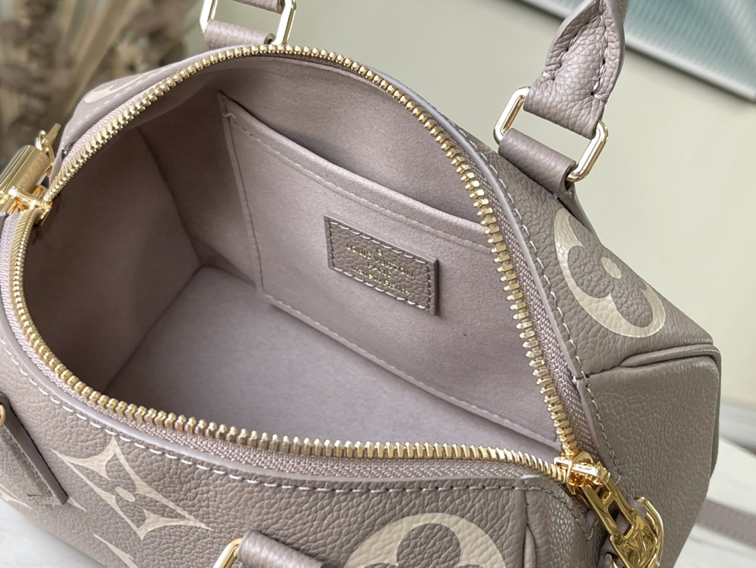 Louis Vuitton LV Speedy Bandouliere Grey M46575