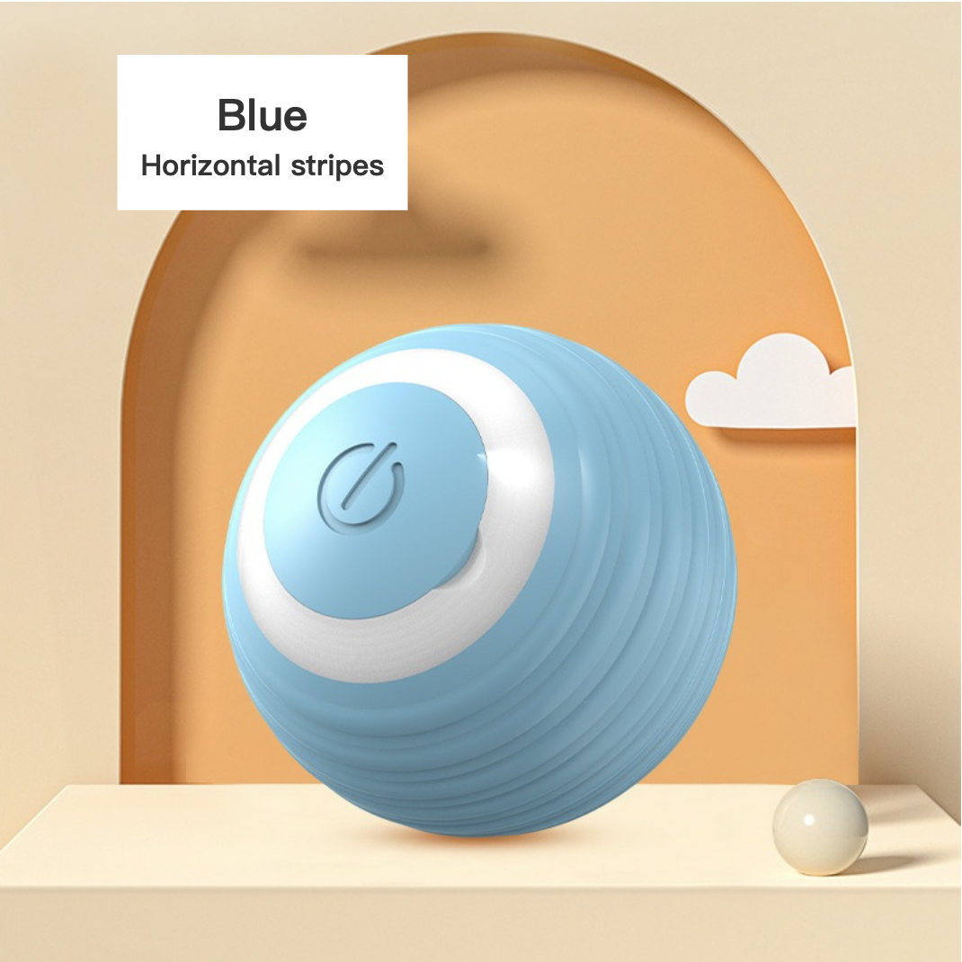 Cute Cat Teasing Ball Rechargeable Cat Self Entertainment Prop Cat Toy Automatic Wake Up