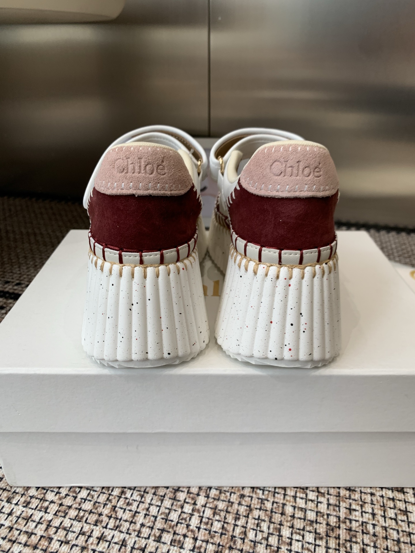 Chloe Nama Wedge Sandals
