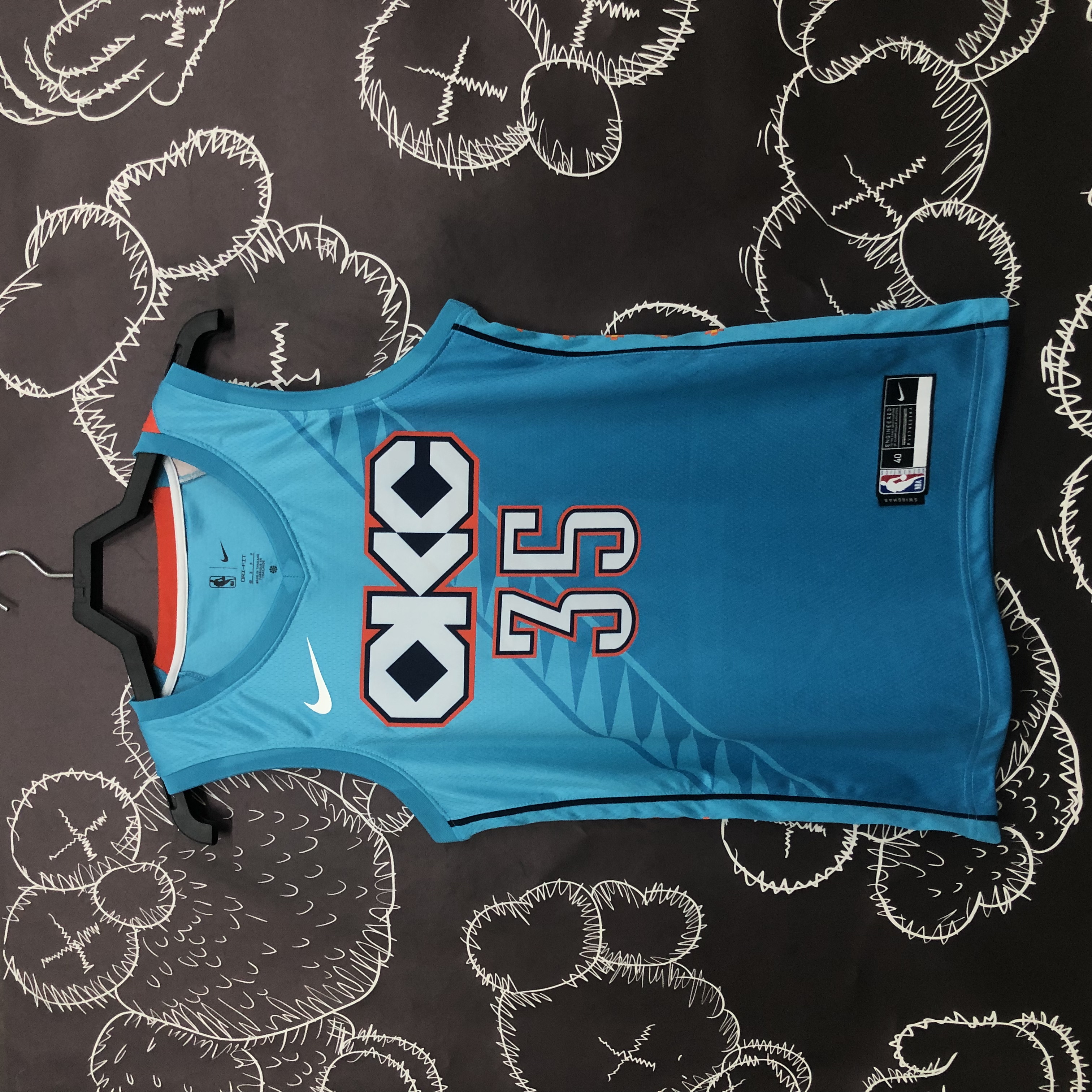 19 Season Oklahoma City Thunder City  No.35 DURANT