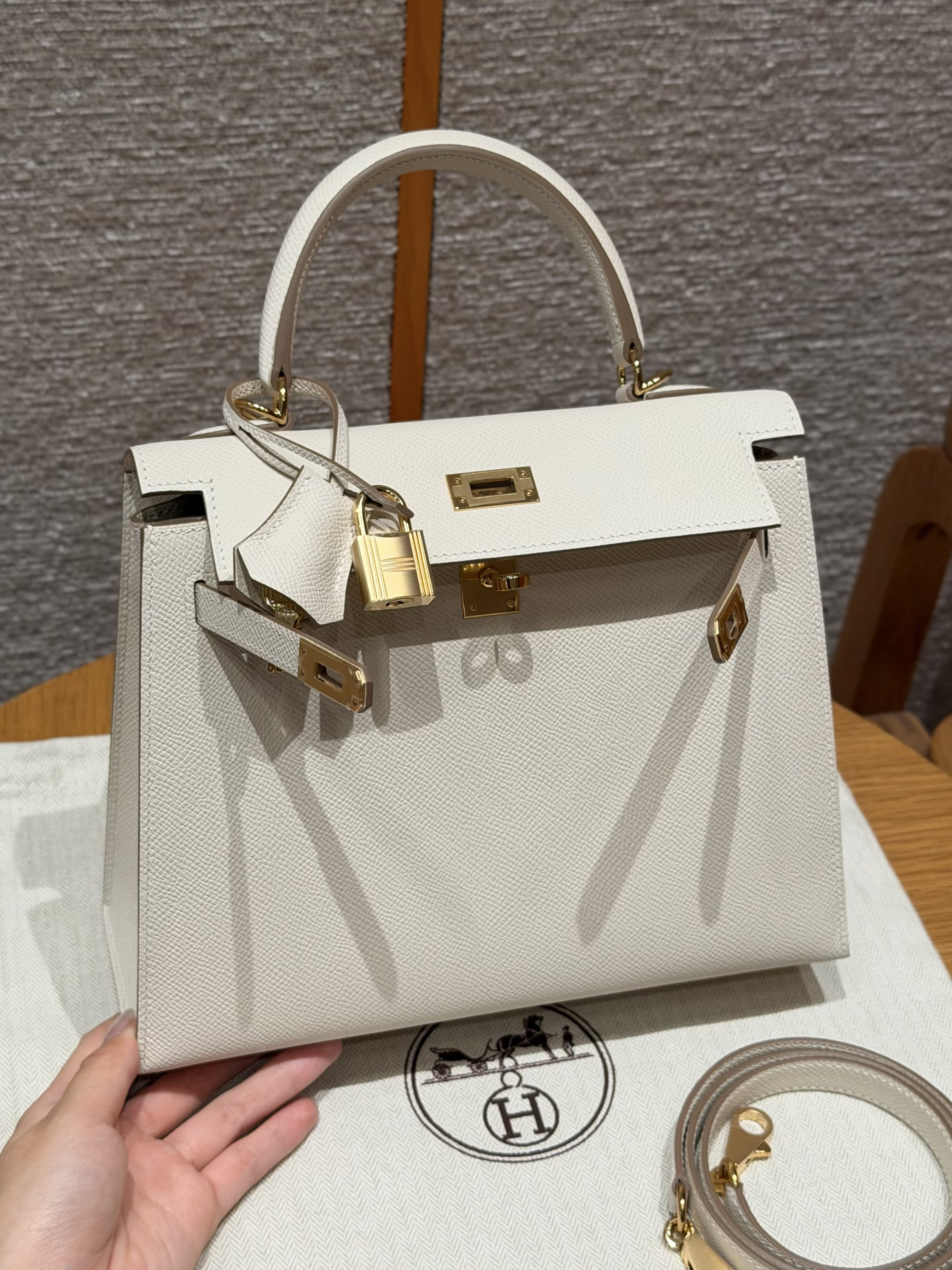 Hermes Craie Epsom Kelly 25