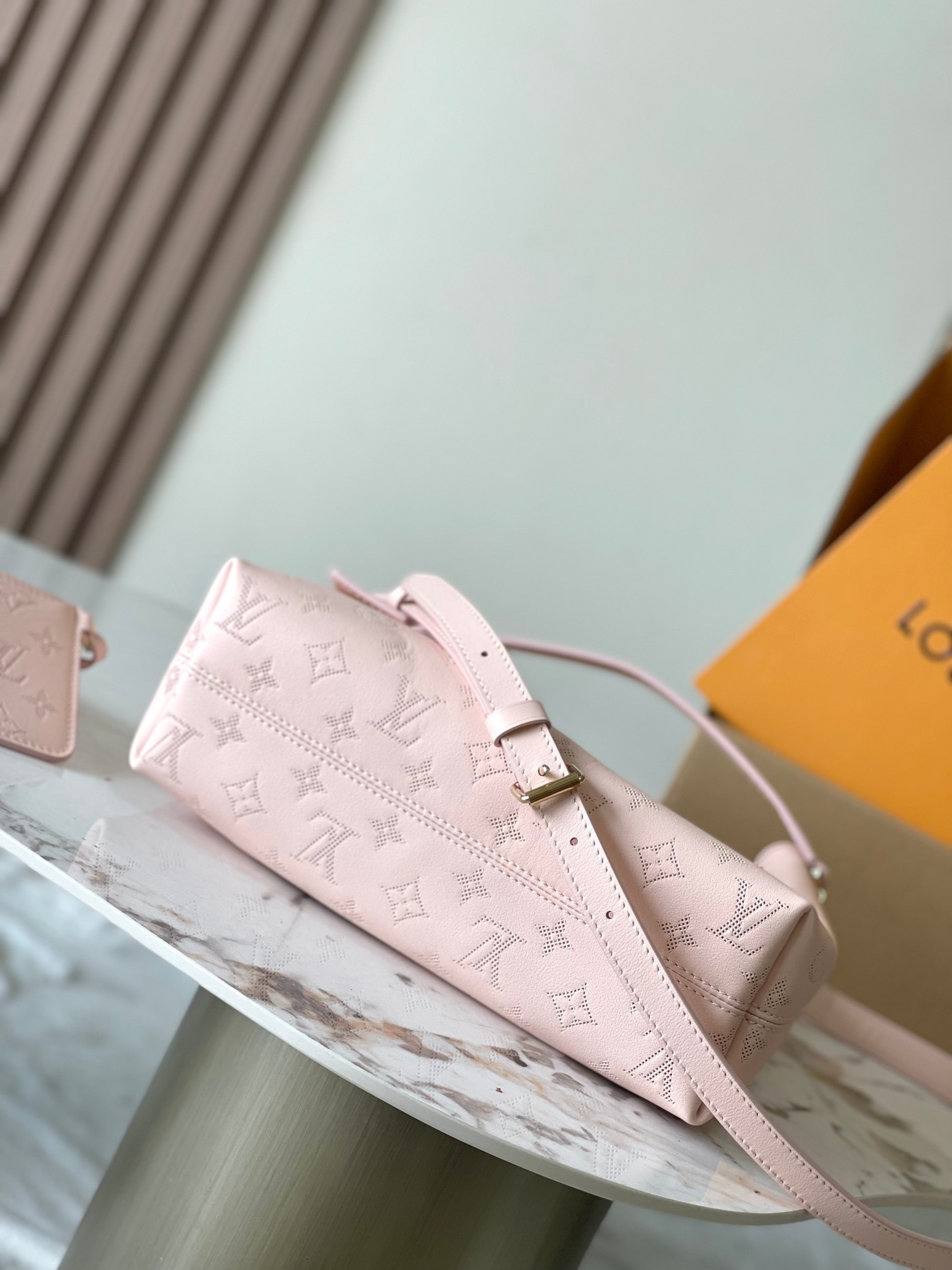 Louis Vuitton LV Embossed Tote Bag Chain Bag