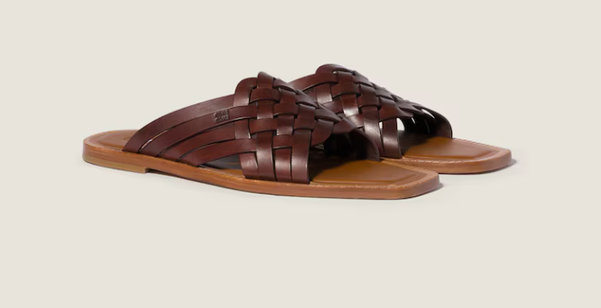 Miu Miu Leather Flat Mule