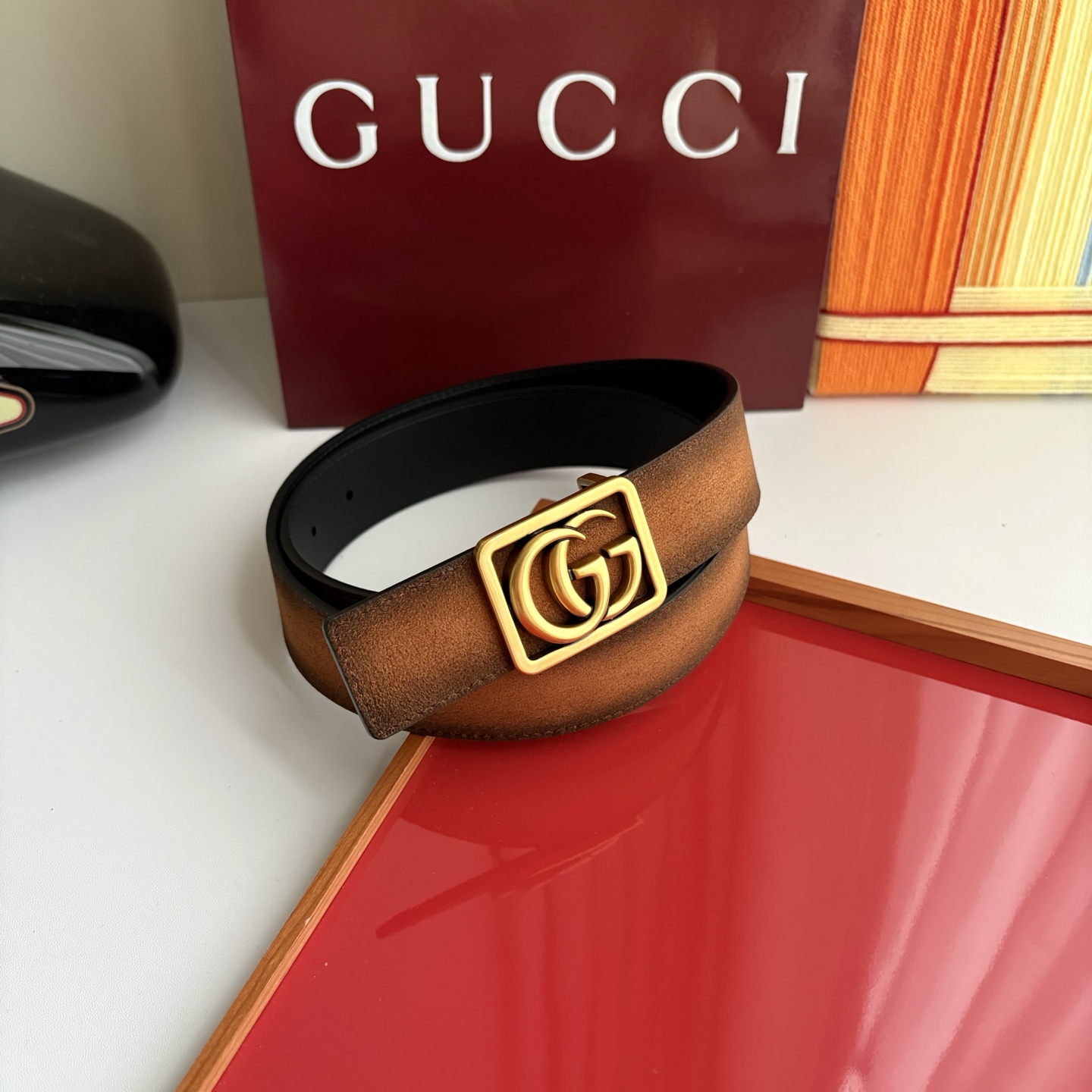 Gucci Reversible GG Marmont belt 3.5cm