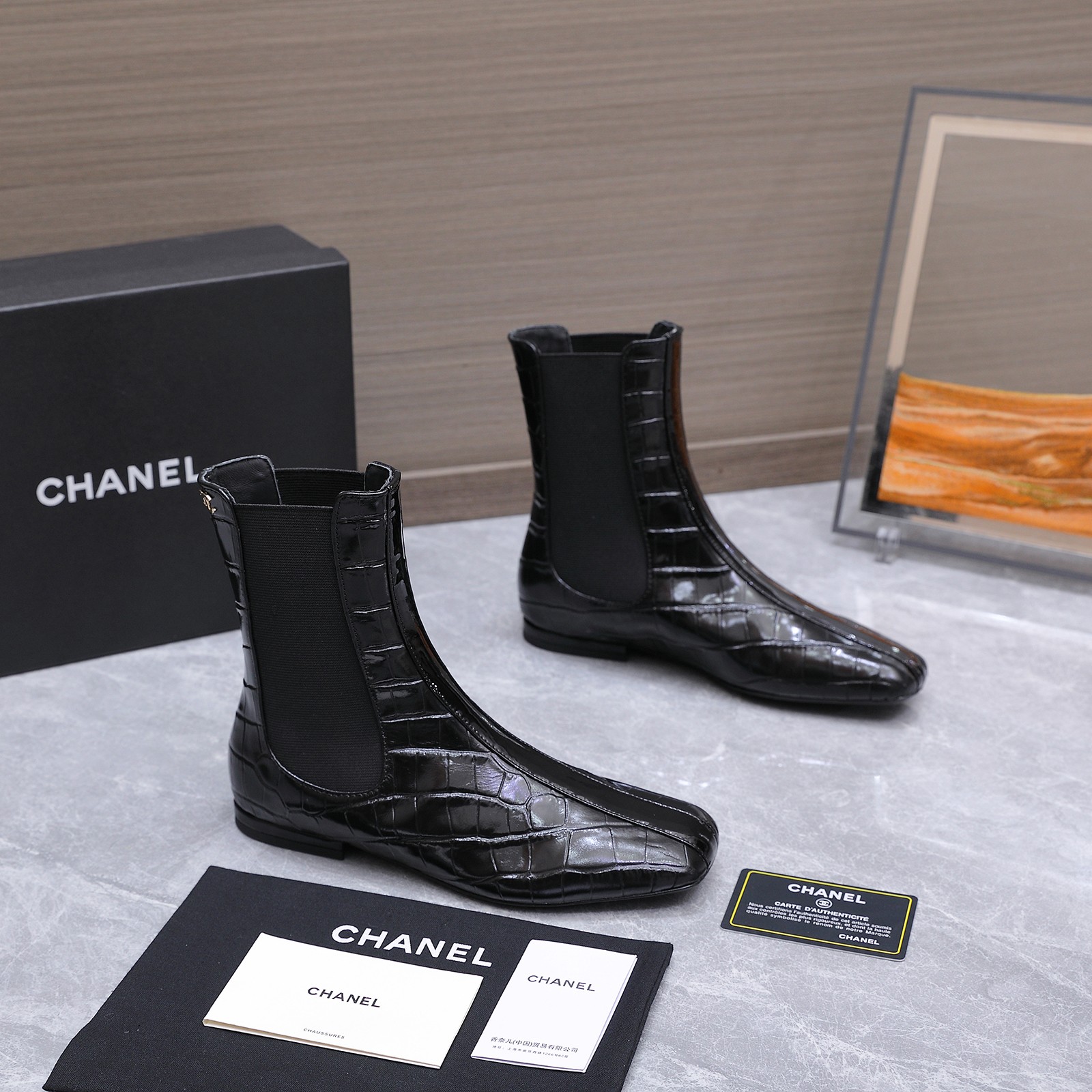 Chanel 2026 Leather Anklet Boot