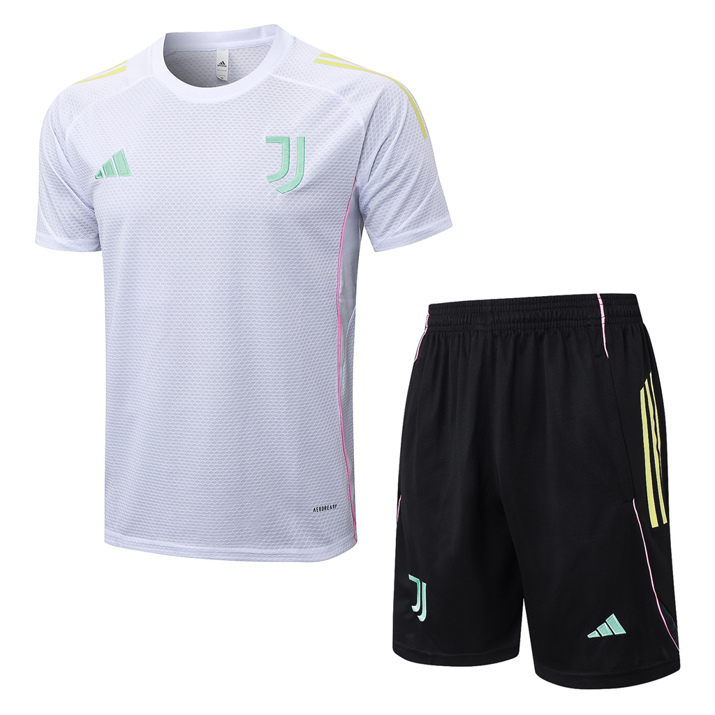 Juventus Training Short Sleeve Suit 25/26 | Soc Jersey - Premium Football Jersey