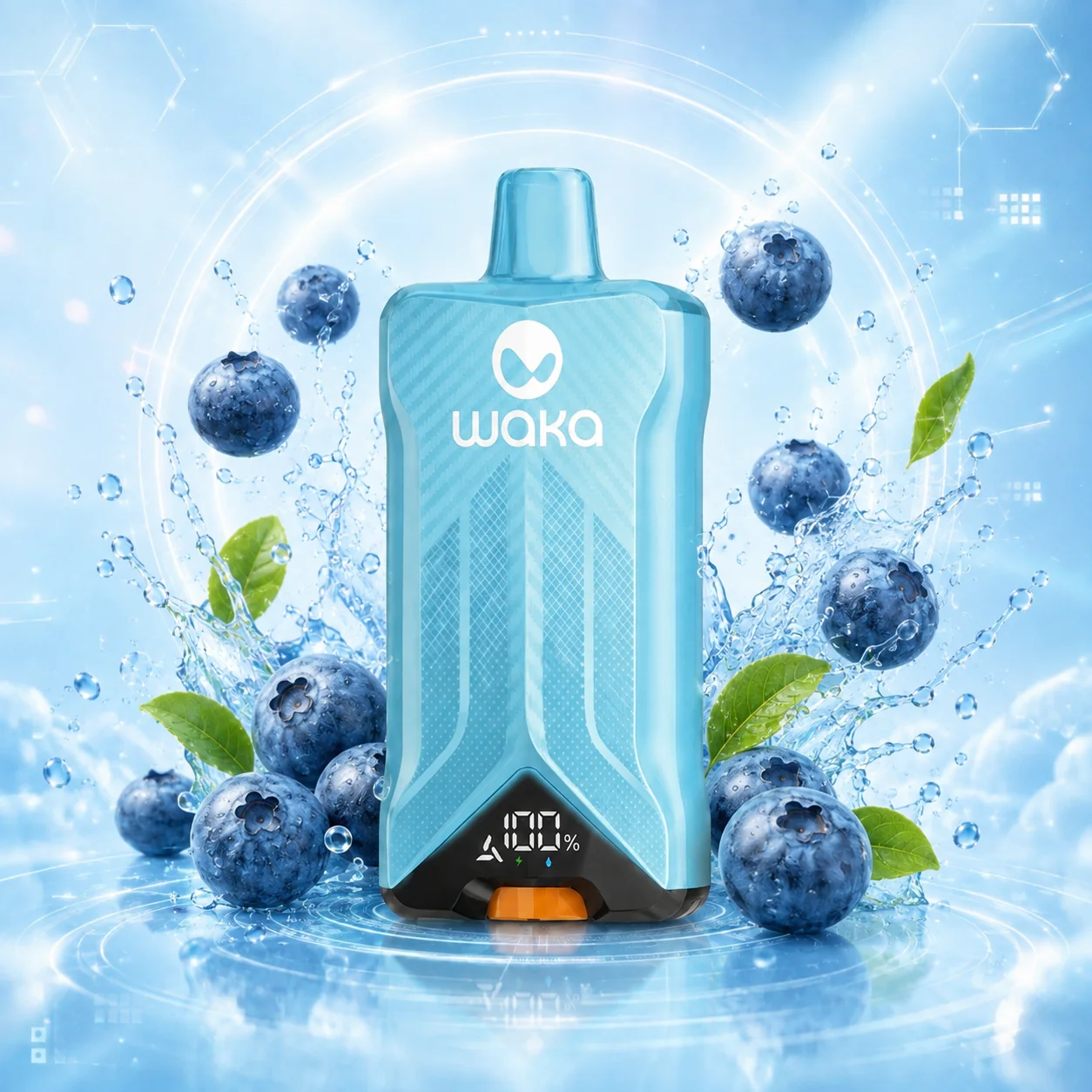 WAKA VOJO 60K Disposable Vape – Blueberry Splash - Vaba Vape-Shop