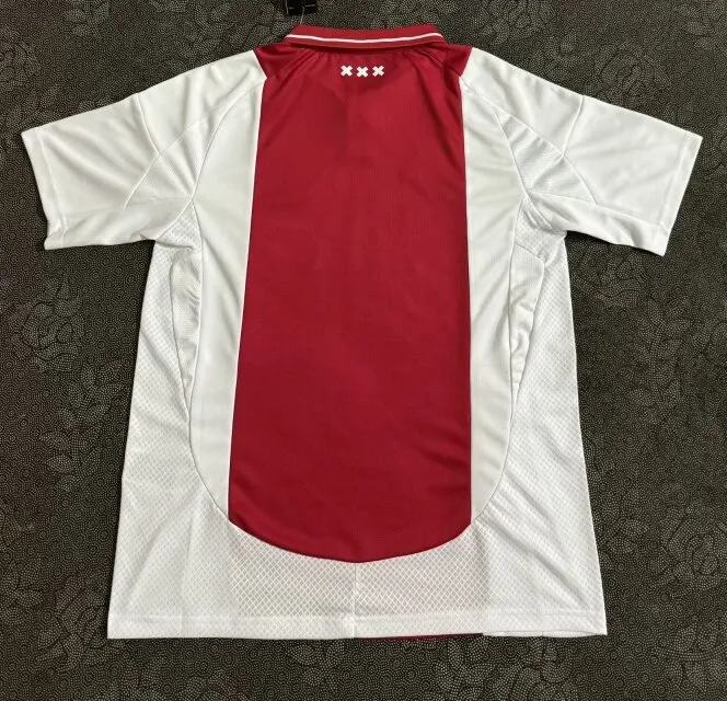 24-25 Ajax Home Soccer Jersey Fan Version