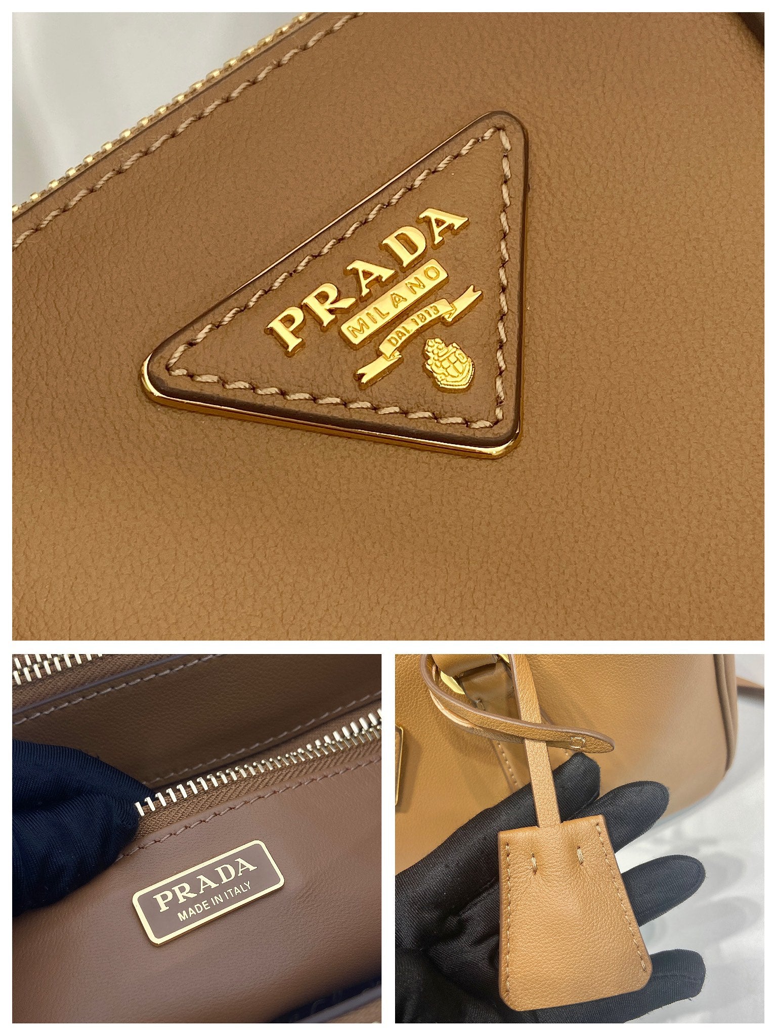 Prada PRA New killer bag brown calfskin 326426