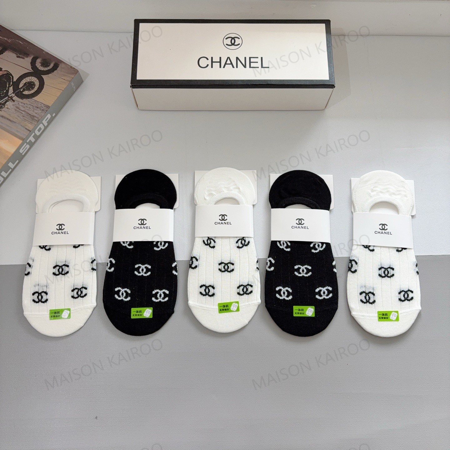 Chanel Socks 5-Pack - KAIROO
