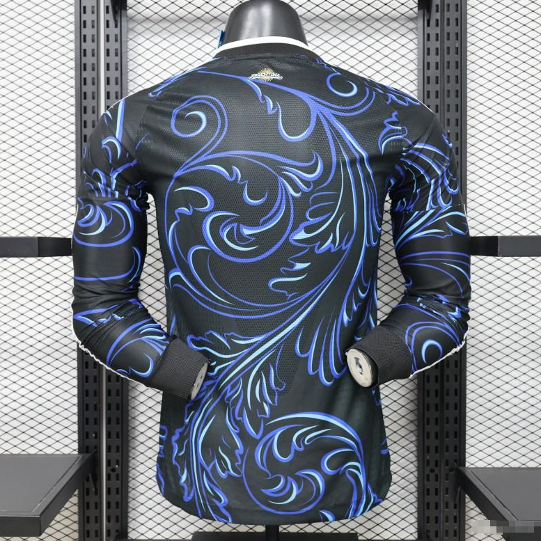 Player Version 2026 Argentina Away Long Sleeve Jersey  S-3XL