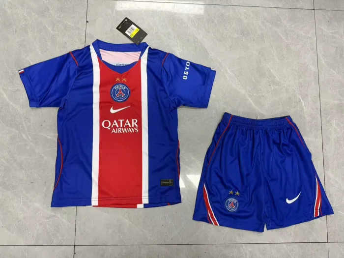 Kids PSG Home Jersey Suit 26/27 - 2 Stars