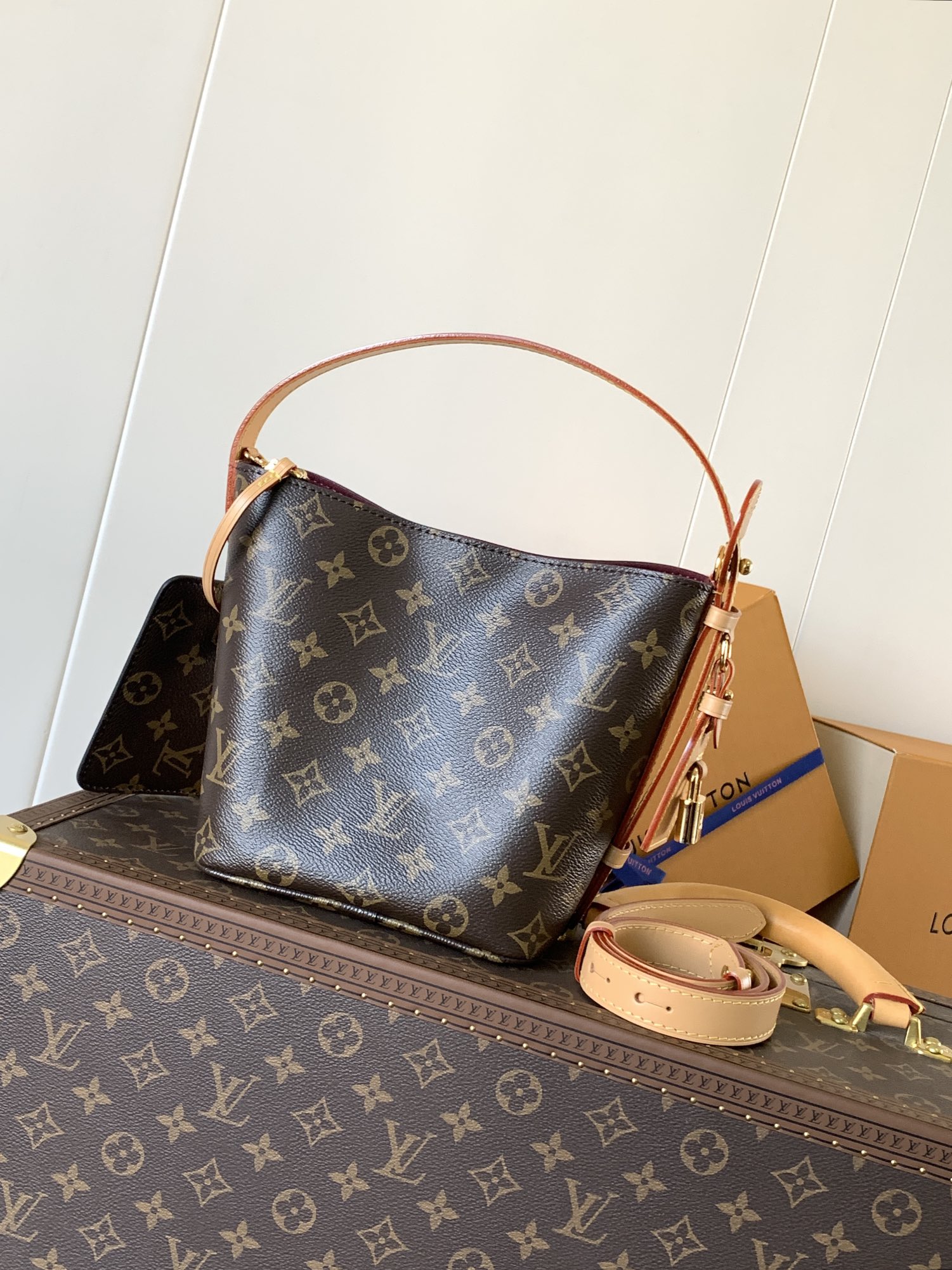 M12925 All in BB Handbag in Monogram Canvas