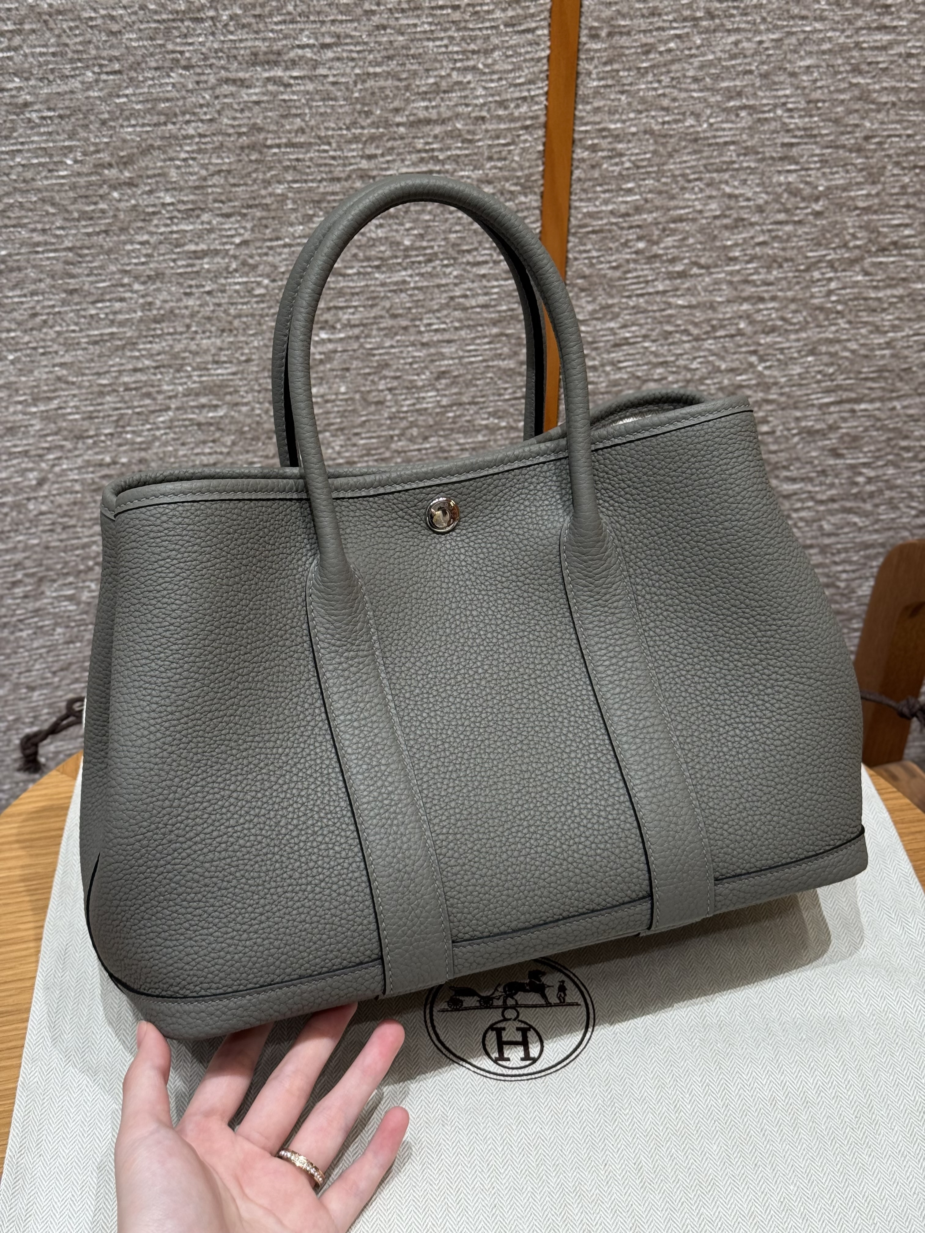 Hermes Gris Meyer Negonda Garden Party 30 TPM