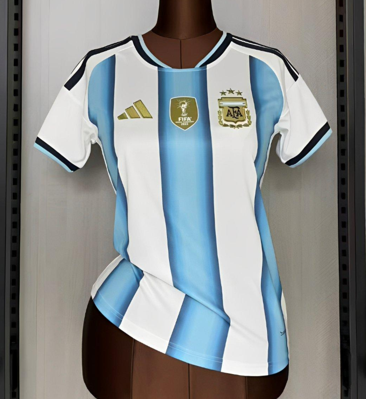 Female 2026 Argentina Home Fan Jersey S-2XL