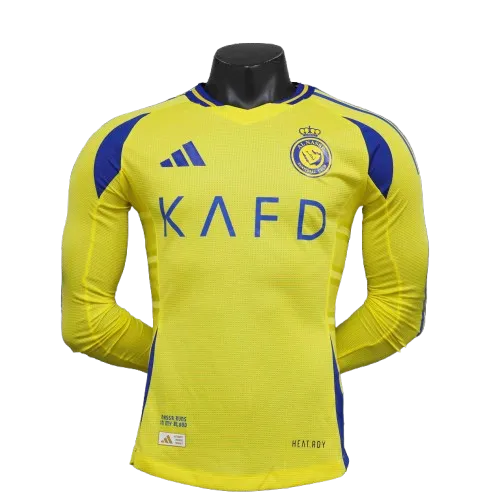 24-25 Al Nassr Home Long Sleeve Jersey Player Version