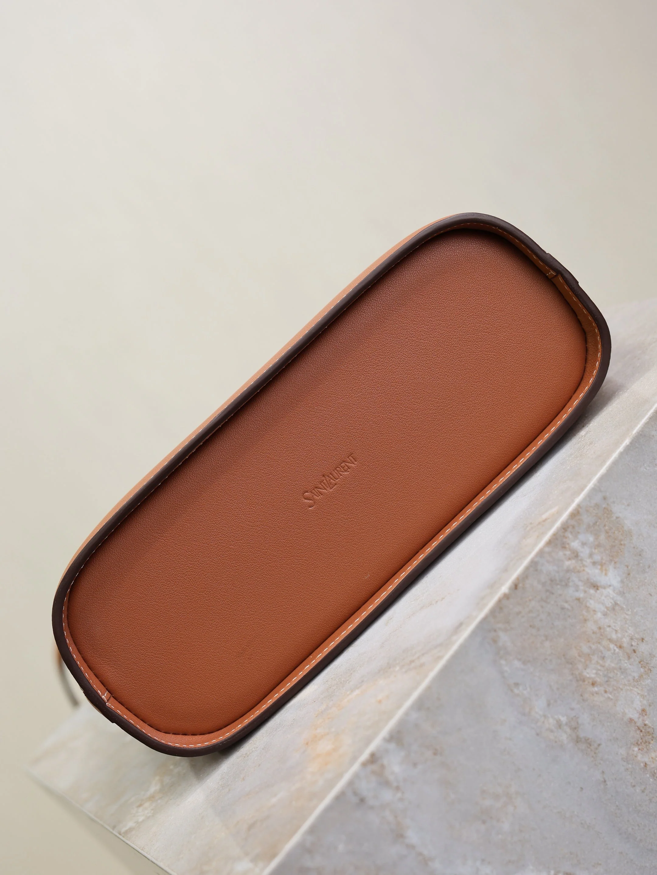 Saint Laurent YSL Small Bucket 23cm Caramel Leather